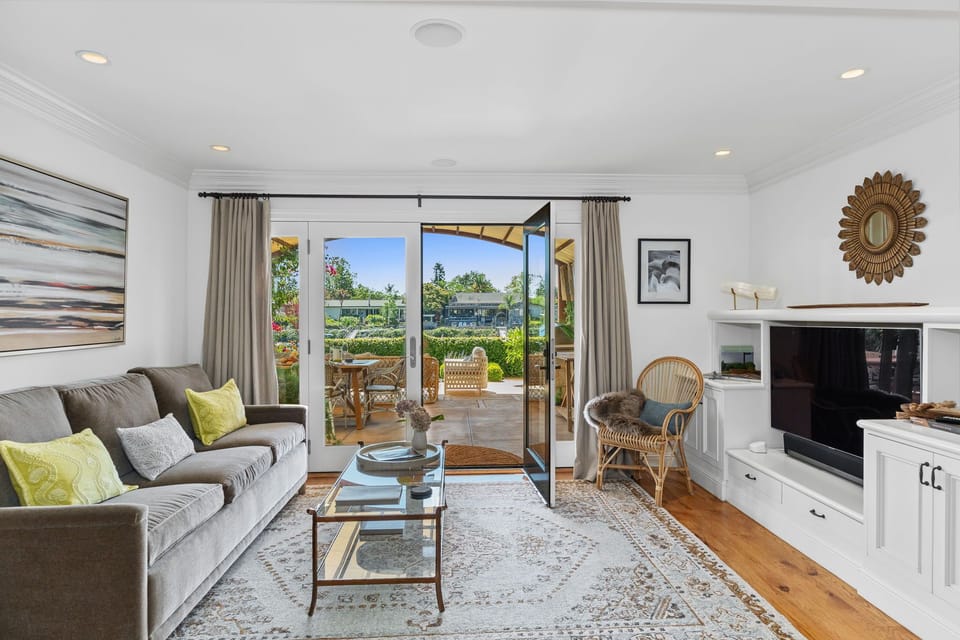 Family room with Smart TV