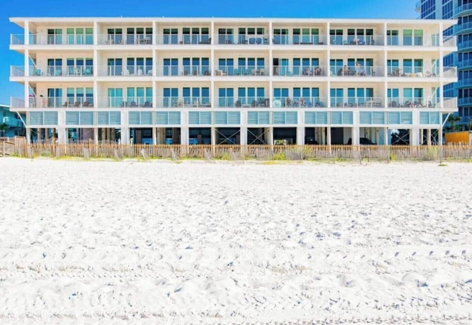 View of complex from beach.