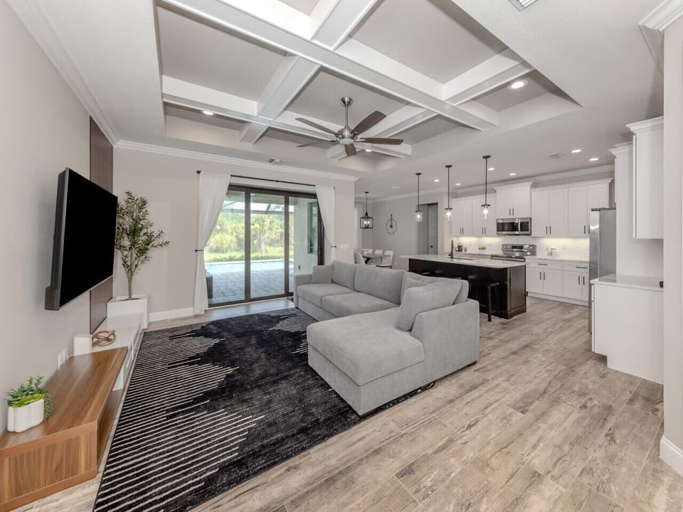Living room with sleeper sofa