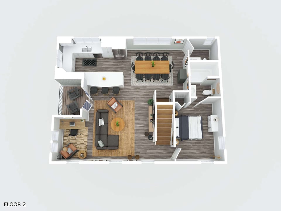 House, Multiple Beds, Patio, Garden View (Ocean Ridge) | Floor plan