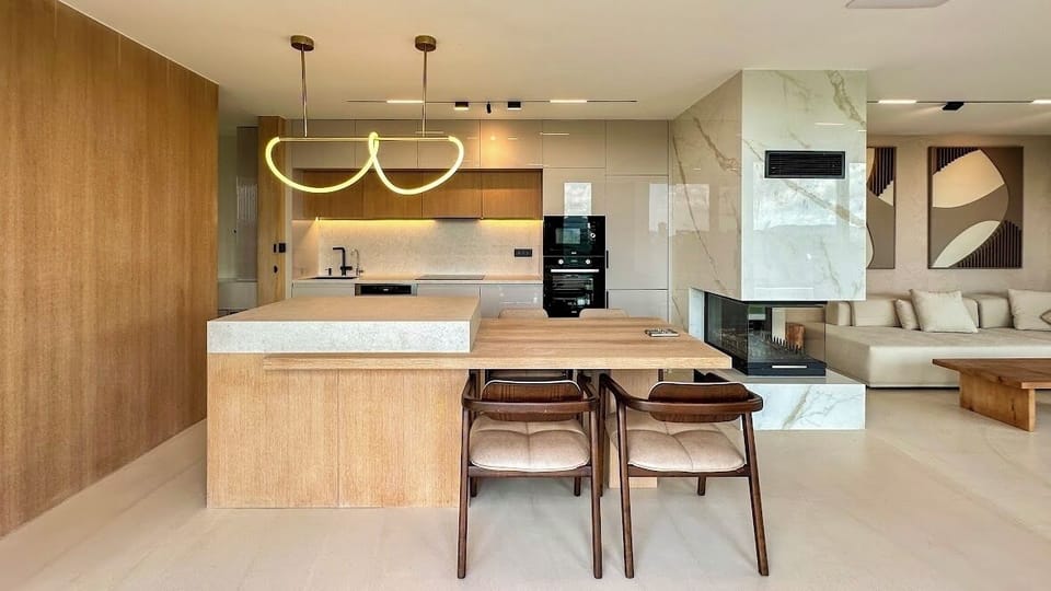 Luxury Villa, Mountain View | Living area | 65-inch Smart TV with digital channels