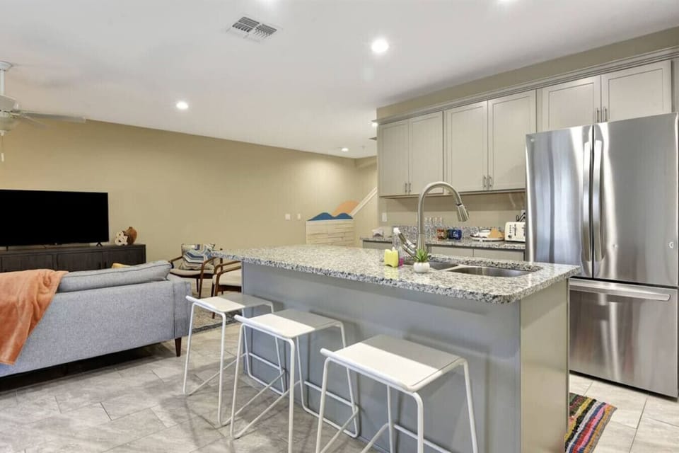 Living Room and Full Kitchen