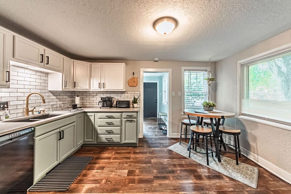 Kitchen and dining area