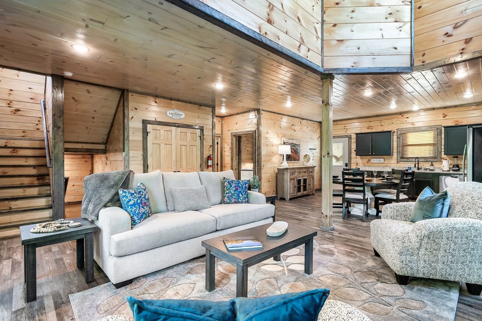 Living Room: Movie nights or cozy up to a good book!