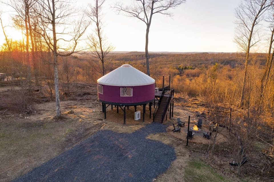 Entrance to the Yurt