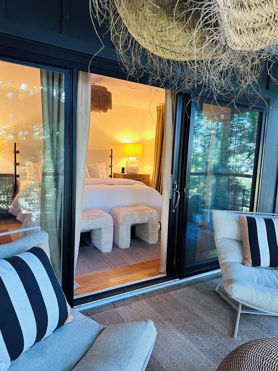 Floor-to-ceiling windows frame the river from nearly every room. Epic views.