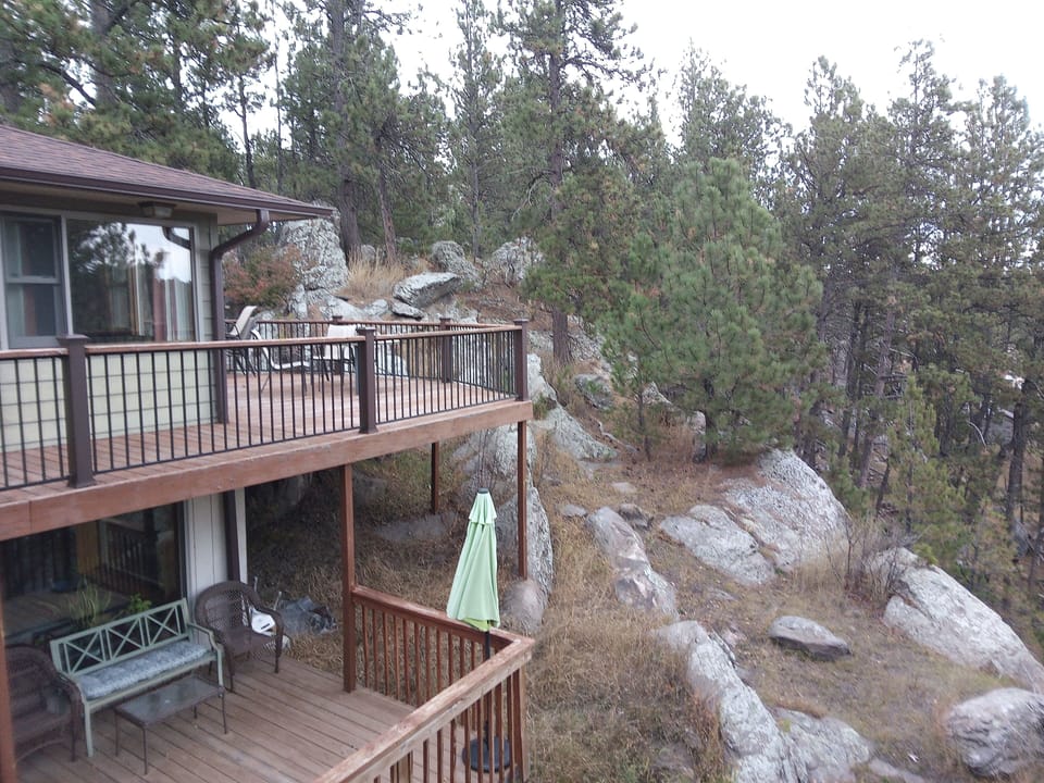view of surrounding . bottom unit and deck is yours