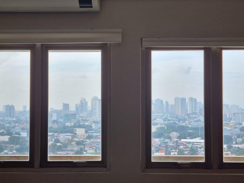 Actual view from living area