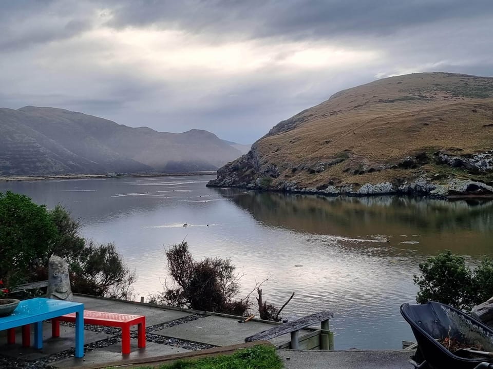 View looking up towards Little RIver