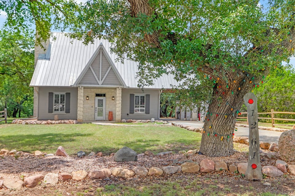 Welcome to your Hill Country retreat — where charm, comfort, and relaxation begin the moment you arrive