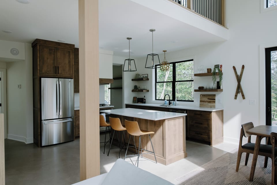 Kitchen with high end finishes