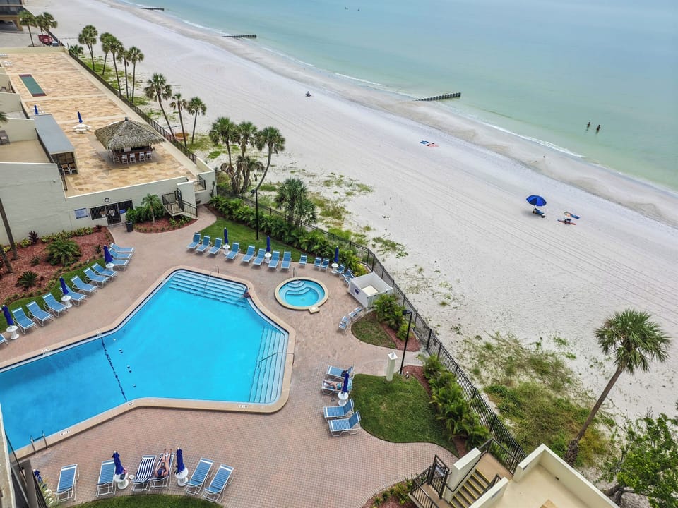 You'll have two choices: the beach or the pool. The struggle is real.