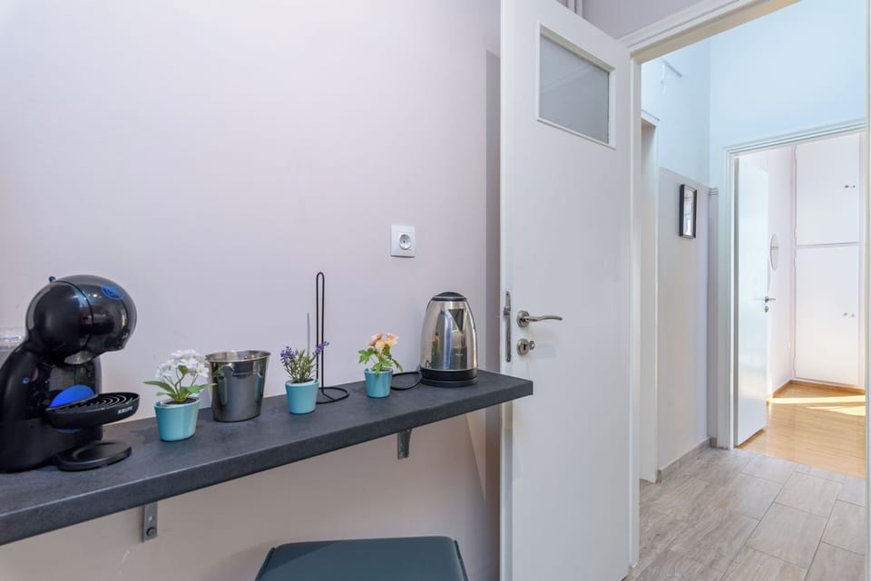 Apartment, 1 Bedroom, Kitchen, City View | Private kitchen | Full-size fridge, microwave, oven, stovetop