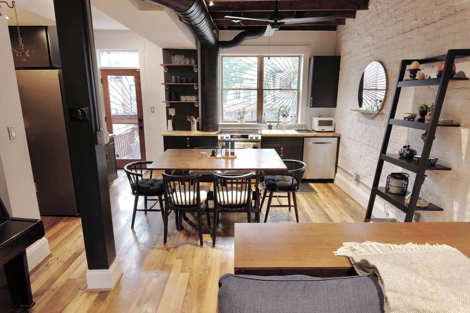 Lined with brick walls, our home is the perfect DC escape! 
