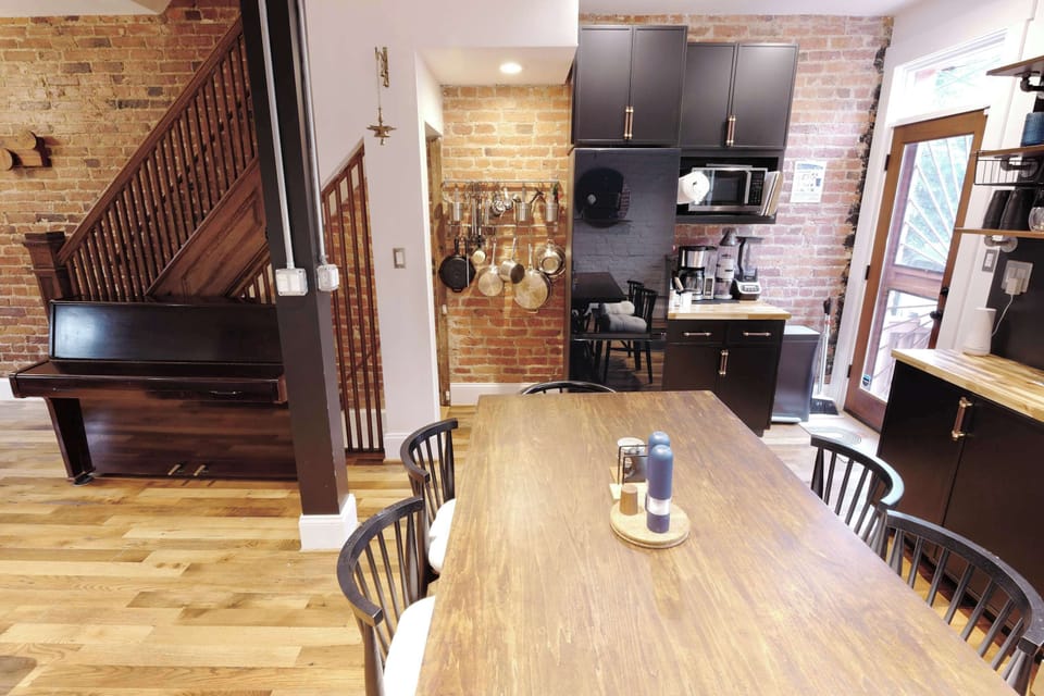 Step into our kitchen to whip up a delicious meal or cup of coffee! 