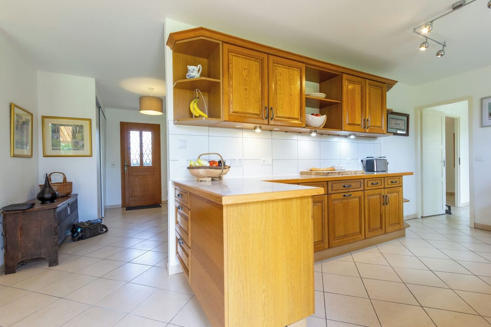 Open plan kitchen.