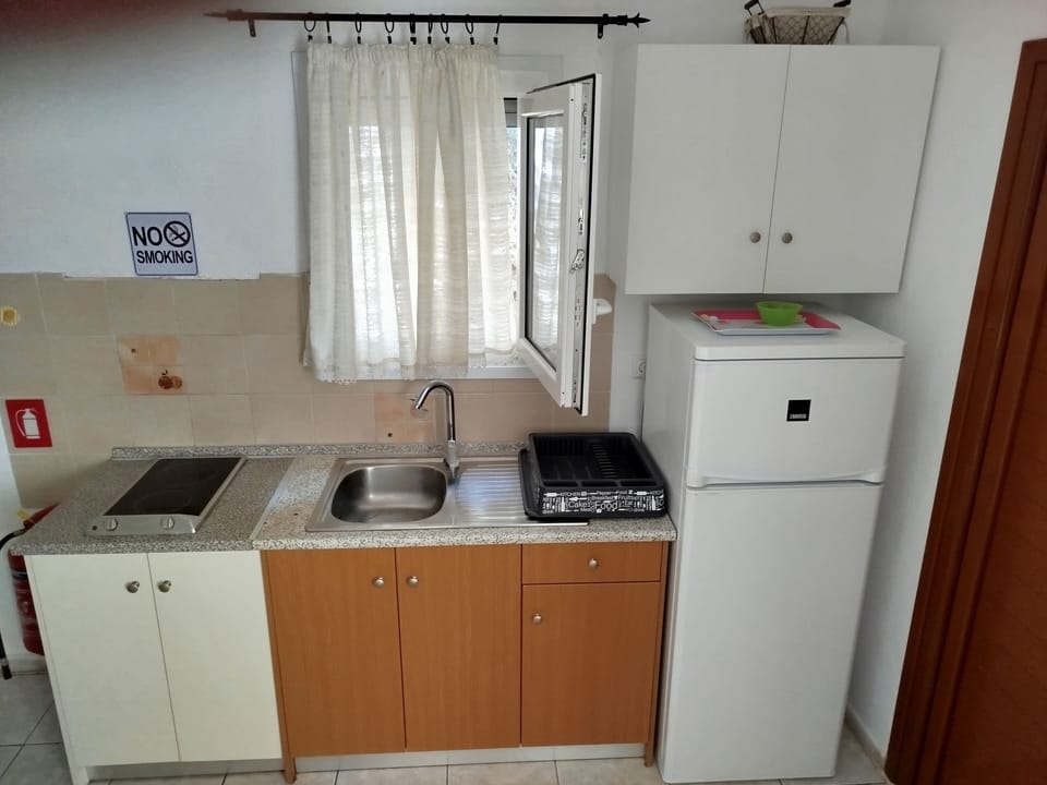 Basic Studio, Balcony, Courtyard View | Private kitchen