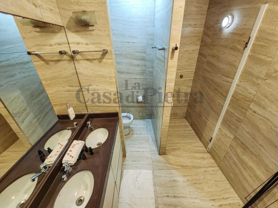 Twin Room, Beach View | Bathroom | Shower, towels, soap, toilet paper
