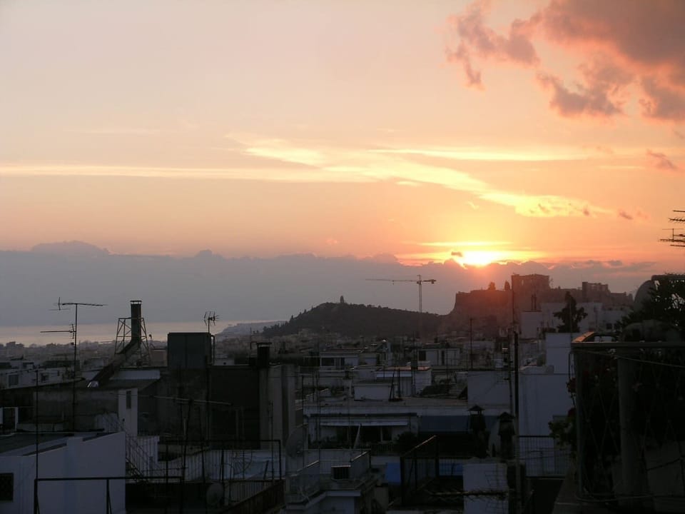 Sunset from veranda