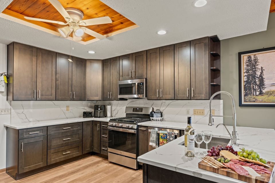 Private kitchen for 5 star meals