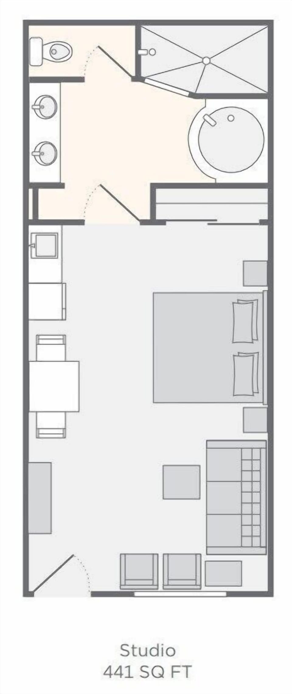Studio Suite | Floor plan