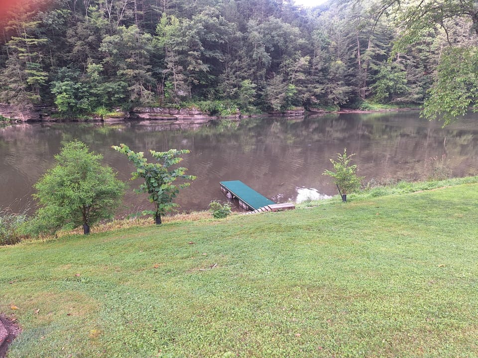 shared dock, note canoe and paddle boat available 