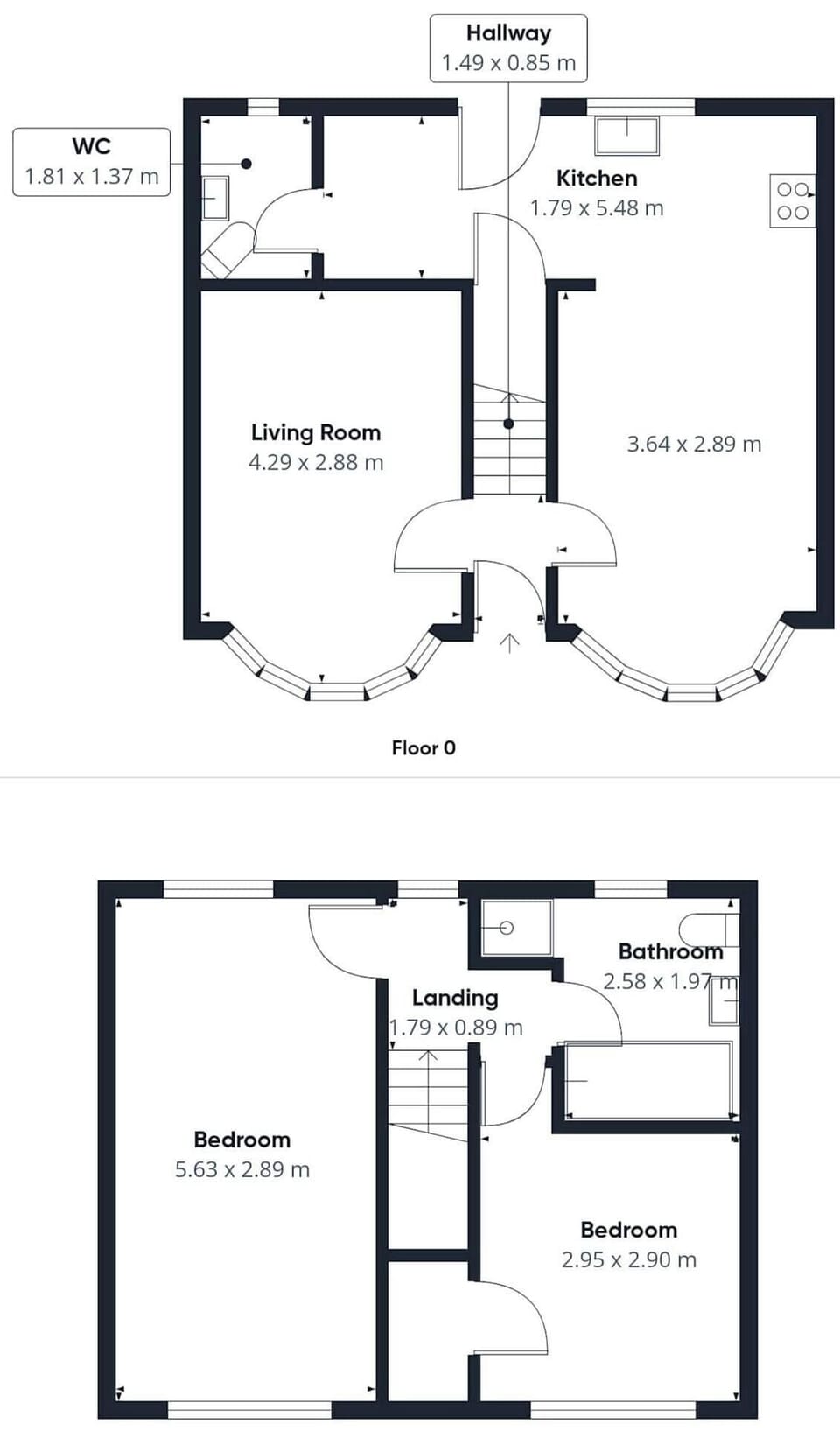 House | 2 bedrooms