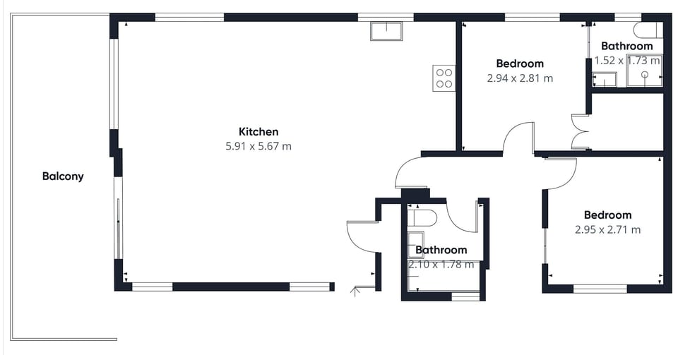 House | 2 bedrooms