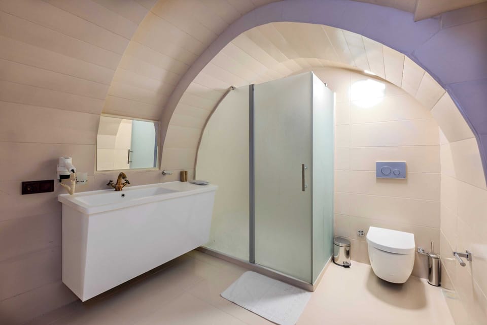 Standard Room | Bathroom | Shower, hair dryer, slippers, towels