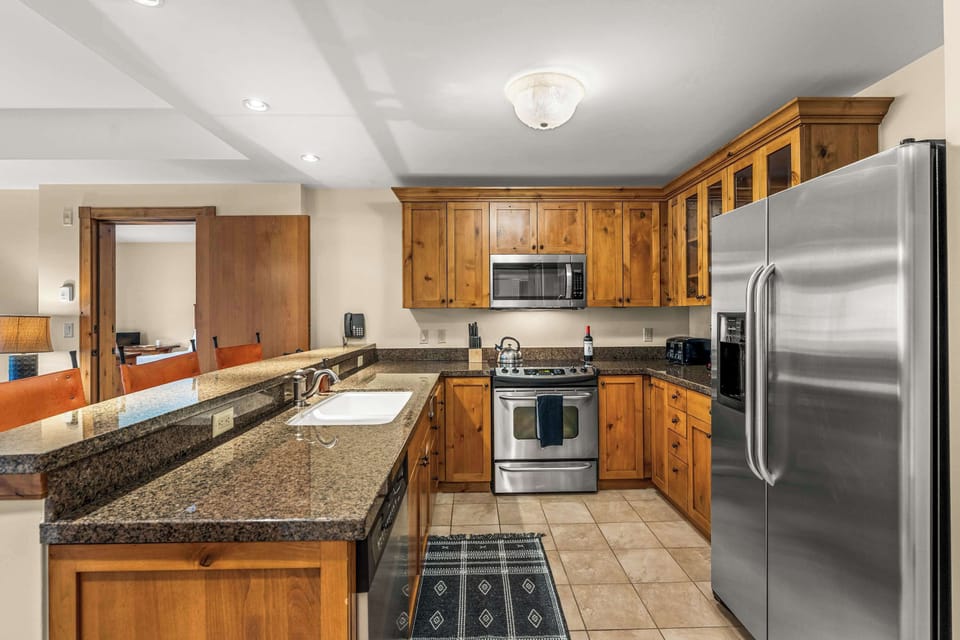 Open Kitchen for refueling and entertaining | Listed with @BookTraverse