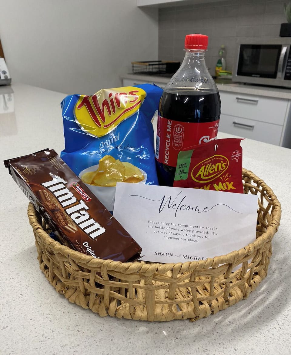 Roantree house welcome basket