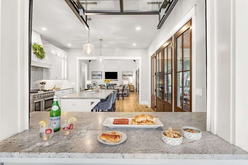 Chef's Kitchen Window to Screened Porch