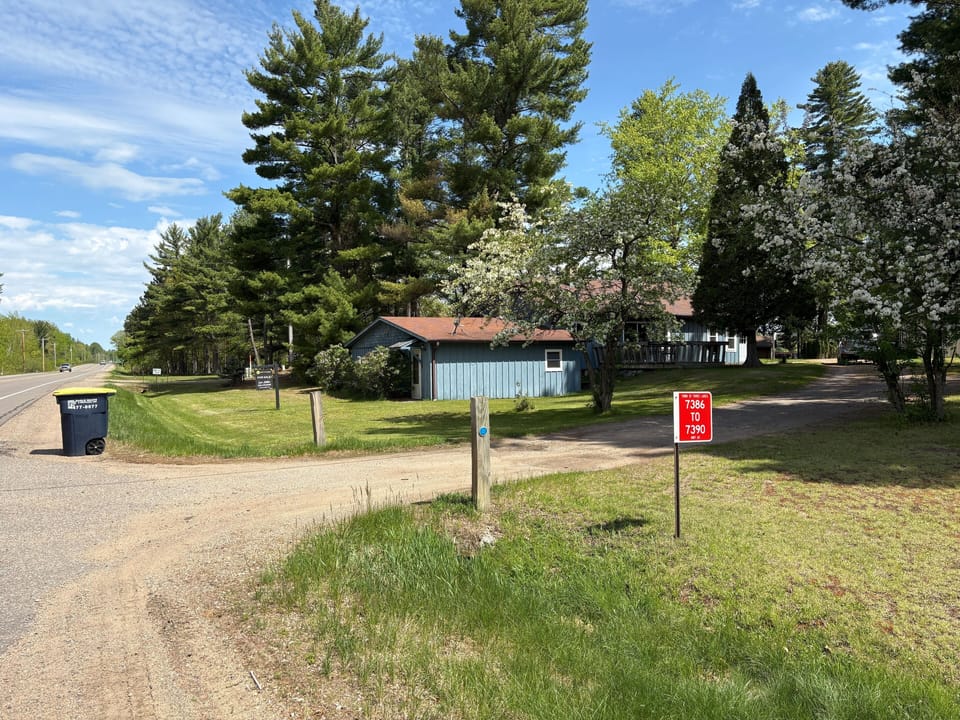 Entry to the property from US Highway 45