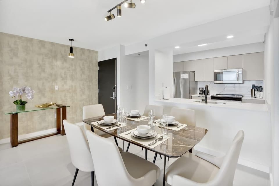 Share meals and memories at the cozy dining area, perfect for gathering around.
