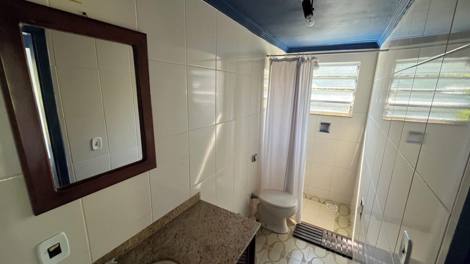 Standard Double Room, Pool View | Bathroom | Shower, toilet paper