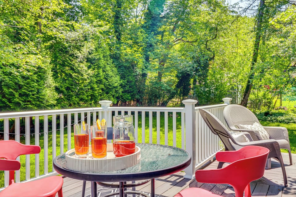 Main-Level Deck | Outdoor Dining | 1 Mi to Palmer Square
