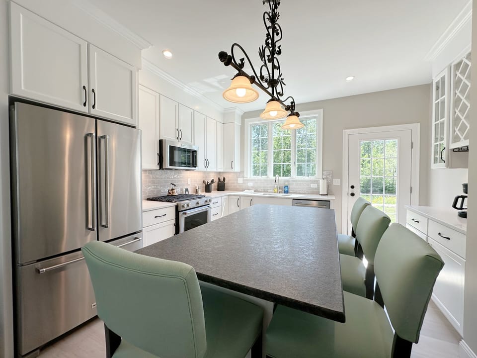 Kitchen island with seating