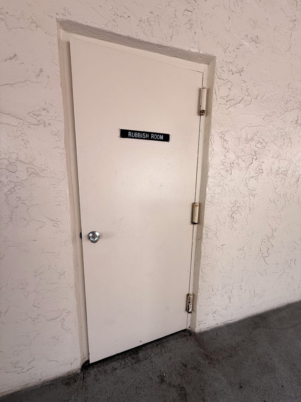 Trash chute (see House Rules guide)