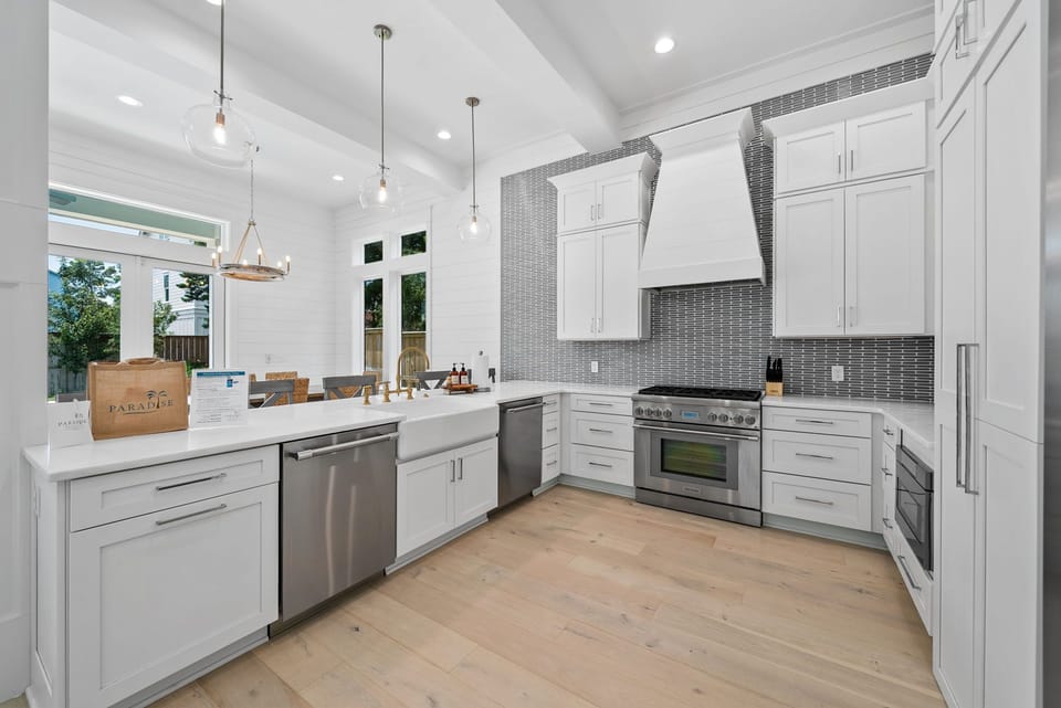 Magnolia Tides | Gourmet Kitchen | Pool Views | Commercial Appliances