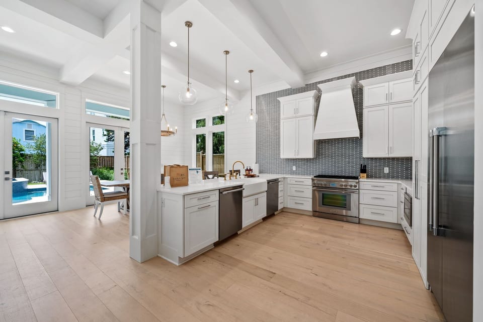 Magnolia Tides | Gourmet Kitchen | Pool Views | Commercial Appliances