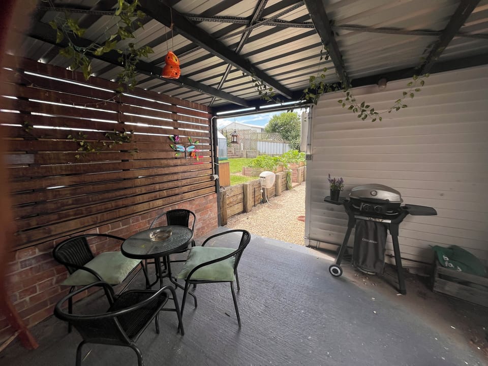The BBQ area