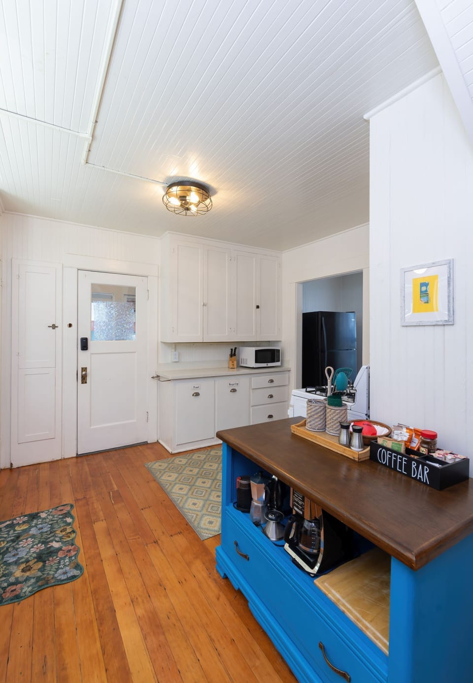 kitchen to back door