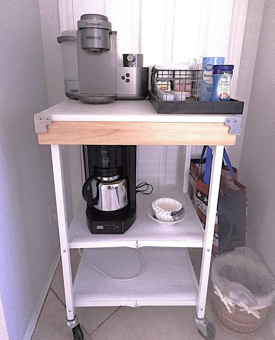 Coffee Bar!  For coffee and tea!