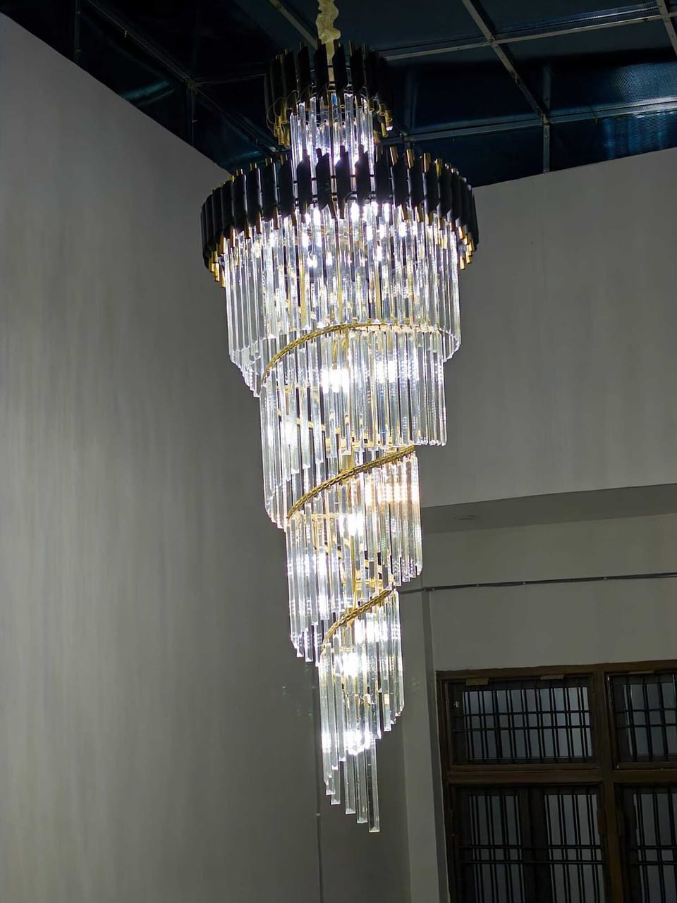 Chandelier in Courtyard