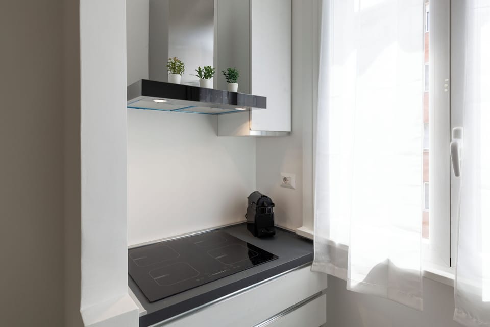 Comfort Apartment, Balcony | Private kitchen | Fridge, stovetop, dishwasher, espresso maker