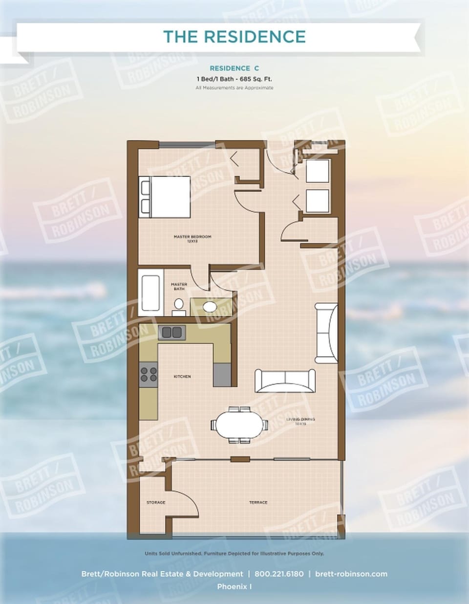 Condo, 1 Bedroom | Floor plan