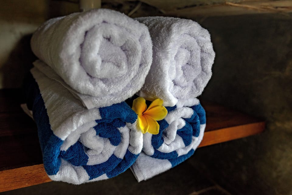 Luxury Villa, Private Pool, Garden View | Bathroom | Separate tub and shower, free toiletries, hair dryer, slippers