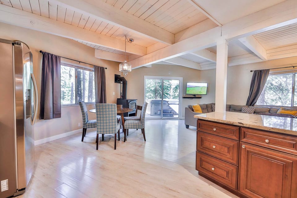 Dining and kitchen area