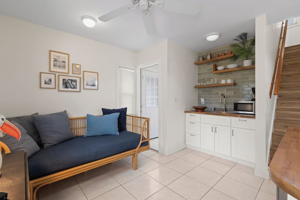 Separate Studio Daybed with Kitchenette and TV- Main Level