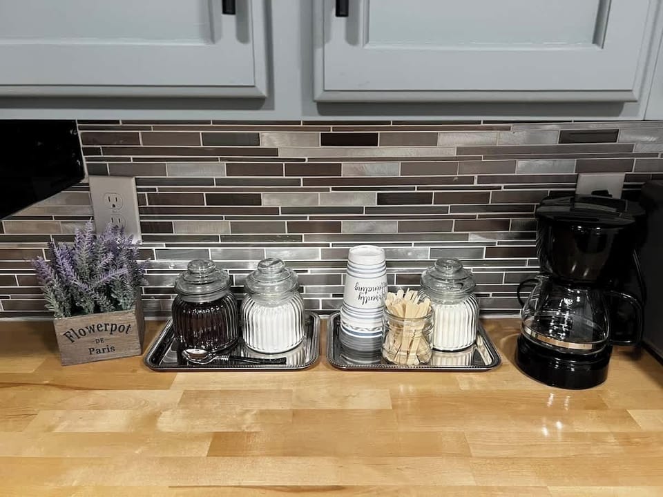 Complimentary coffee station 